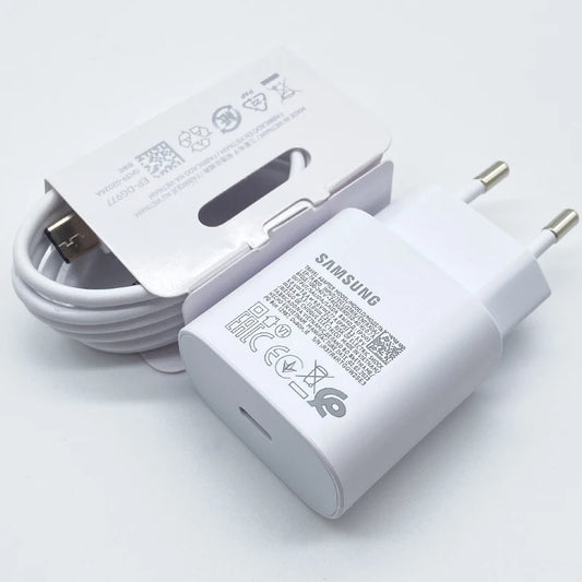 Samsung 25W Super Fast Charger USB Type-C - Galaxy S24 S23 S22 Z Flip Fold