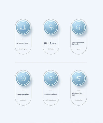 Opryskiwacz Piankowy 2L Hand Pump - Foam Sprayer 3 Nozzles Pneumatic Cannon Snow Foam Car Wash