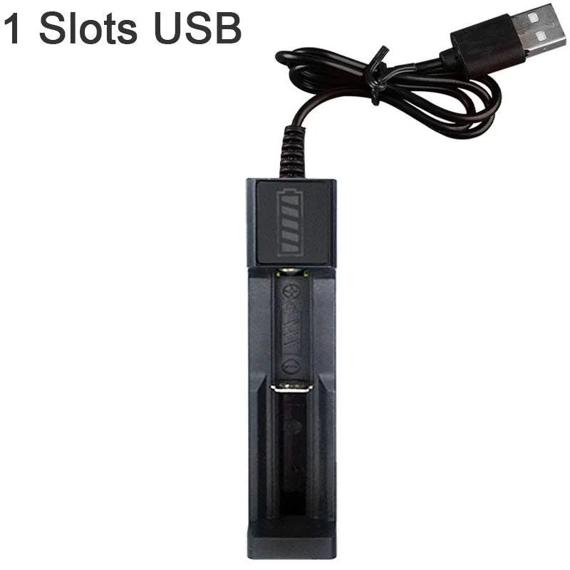 Ładowarka Baterii 18650 Li-ion 1/2/4 Sloty - USB 3.7V/4.2V Wieloslotowa