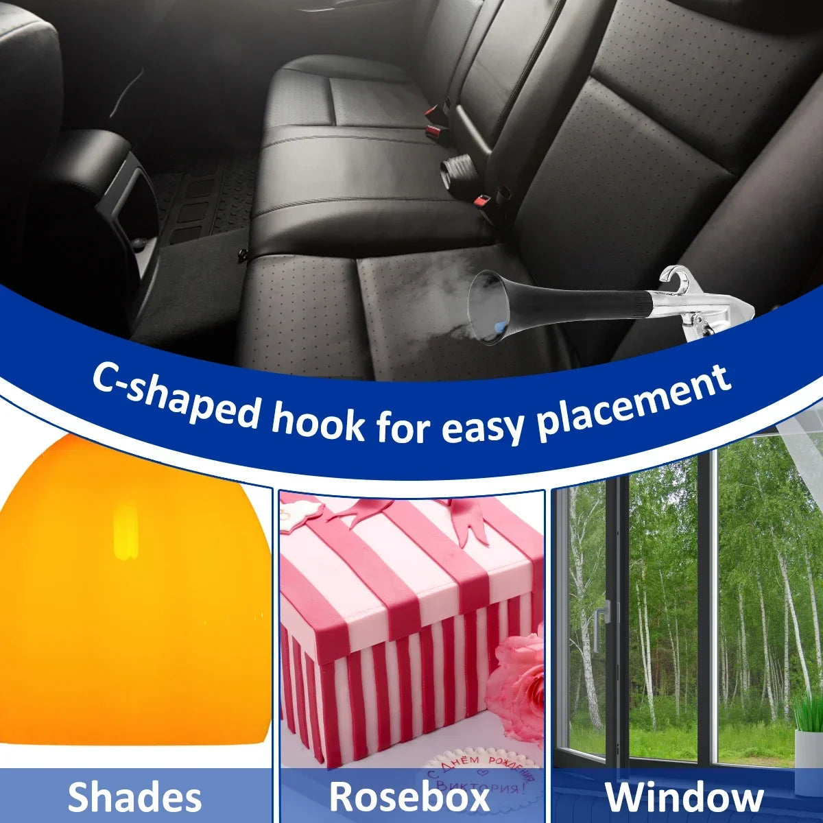 Pistolet Czyszczący Car Detailing - Suszarka Wnętrza Air Blow Gun Tornador