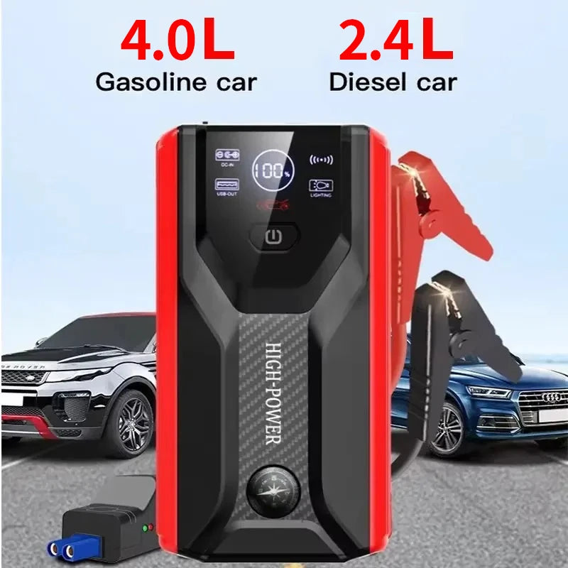 Rozrusznik Samochodowy 12V 28000mAh - Przenośna Ładowarka Powerbank