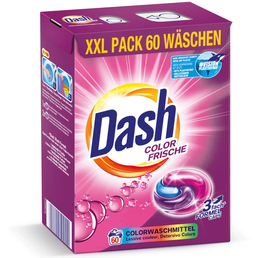 DASH Color Detergent 3in1 Laundry Capsules 60 PCs