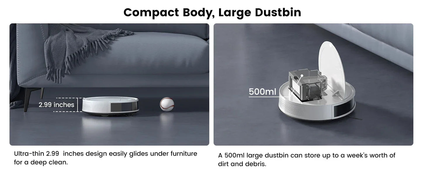 Robot Odkurzający OKP K5P 500Pa WiFi - Samoładujący