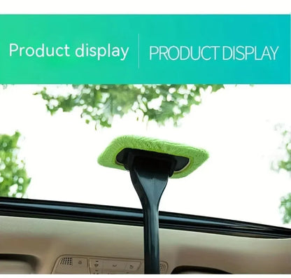 Szczotka do Czyszczenia Szyb Samochodowych - Zestaw z Gąbką i Ściągaczką