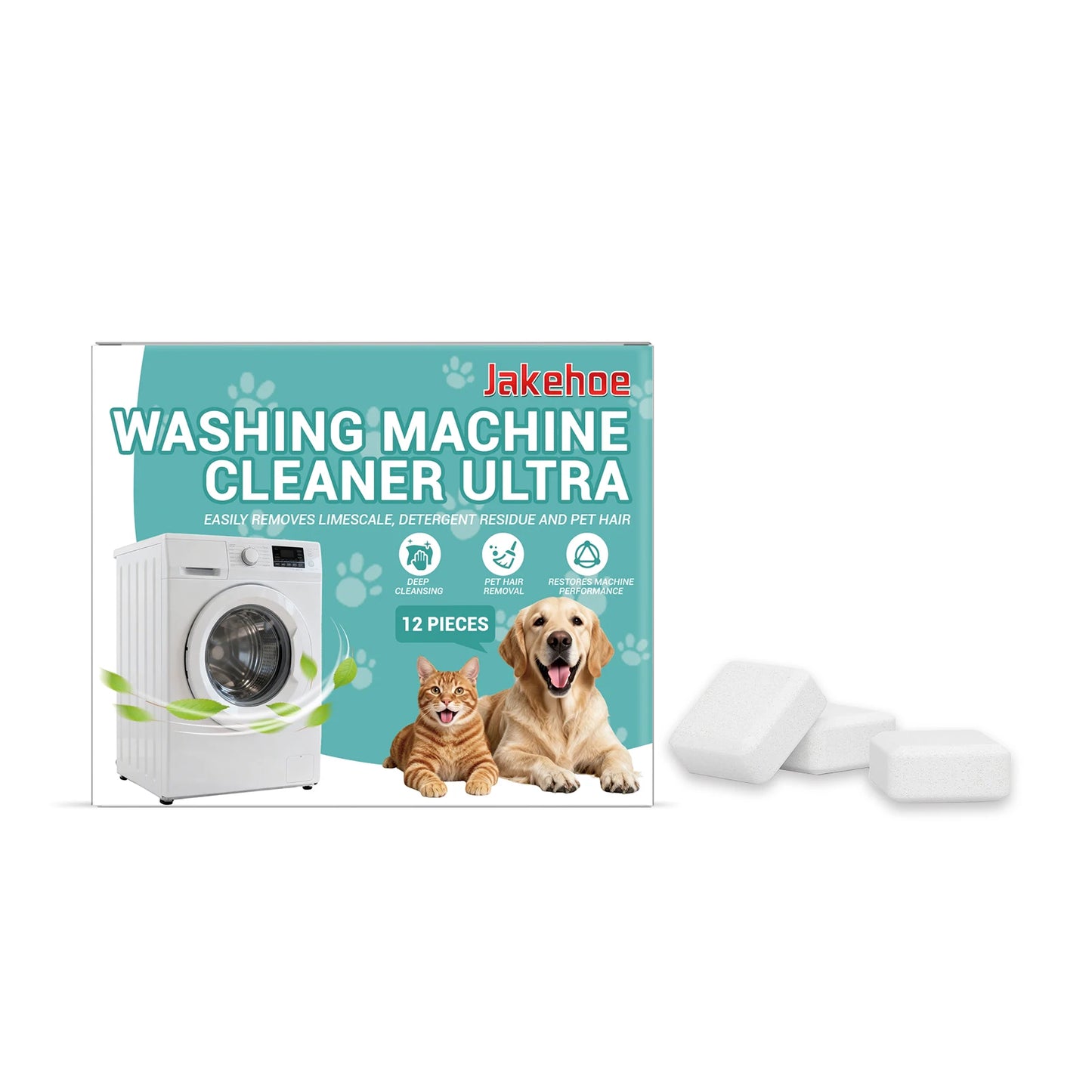 Washing Machine Cleaning Tablet Gentle Stain Limescale Removal Household Front-Load Washing Machine Keep Machine Clean Protected