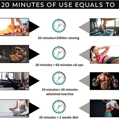 Stymulator Mięśni EMS 3w1 USB - Trener Brzucha i Ramion | Bezprzewodowy