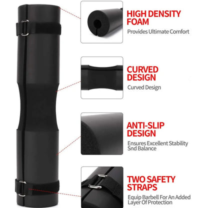 Poduszka na Sztangę do Przysiadów - Gruba Piankowa Ochrona Barków na Siłownię