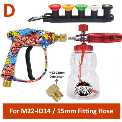 Zestaw Pistolet do Myjki Ciśnieniowej - Złączki Karcher Nilfisk Parkside Bosch