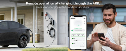 Wallbox Mobilny 11kW/22kW CEE Type 2 - Ładowarka EV 16A/32A 3-Fazy RFID WiFi