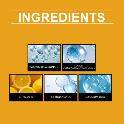 Powerful Washing Machine Cleaner Tablets - Deep Cleans, Removes Tough Stains & Limescale, Eliminates Odor & Mold