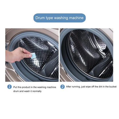 Washing Machine Cleaner Effervescent TabletsTank Cleaning Agent Drum Type Deodorant Remove Stain Detergent