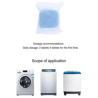 Washing Machine Cleaner Effervescent TabletsTank Cleaning Agent Drum Type Deodorant Remove Stain Detergent