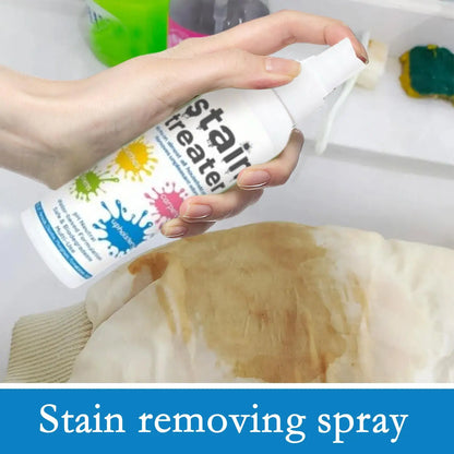 Laundry Spray Stain Removal Stain Remover Laundry Spray for Clothes 120ml Fabric Stubborn Grease Oil Cleaner for Travel Home