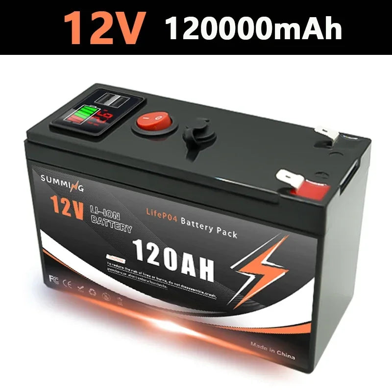 Bateria LiFePO4 12V 150Ah Litowa - 4000+ Cykli do Paneli Solarnych UPS Kajaków