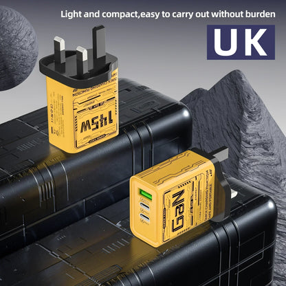 Ładowarka Sieciowa 145W 3 Porty USB-C - Szybkie Ładowanie PD QC3.0