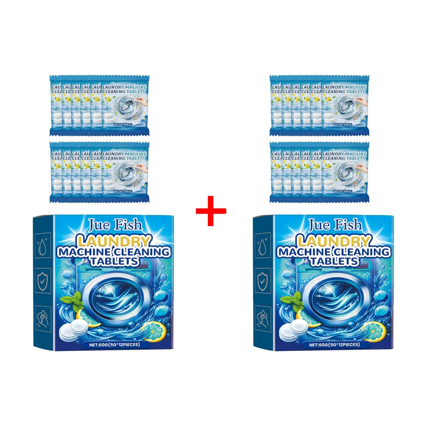 Washing Machine Cleaner Tablet Washer Deep Cleaning Tank Effervescent Descaling Machine Odor Removal Laundry Machine Clean Agent