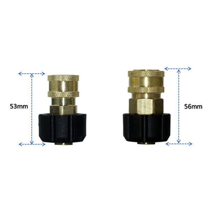 Adapter Złącze Myjki 1/4 3/8 QD Female M22 14mm 15mm - Pressure Washer Connector