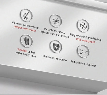 Myjka YOHON 1600W - High Pressure Speed Wash Machine Induction Motor Multi Water Source Car Cleaning