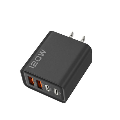 Ładowarka 120W Multiport QC3.0 PD - USB Type C dla iPhone Xiaomi Huawei EU/US