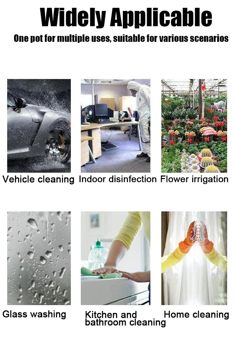 Butelka Spray Car Wash - Hand-Held Watering Air Pressure Sprayer Home Gardening