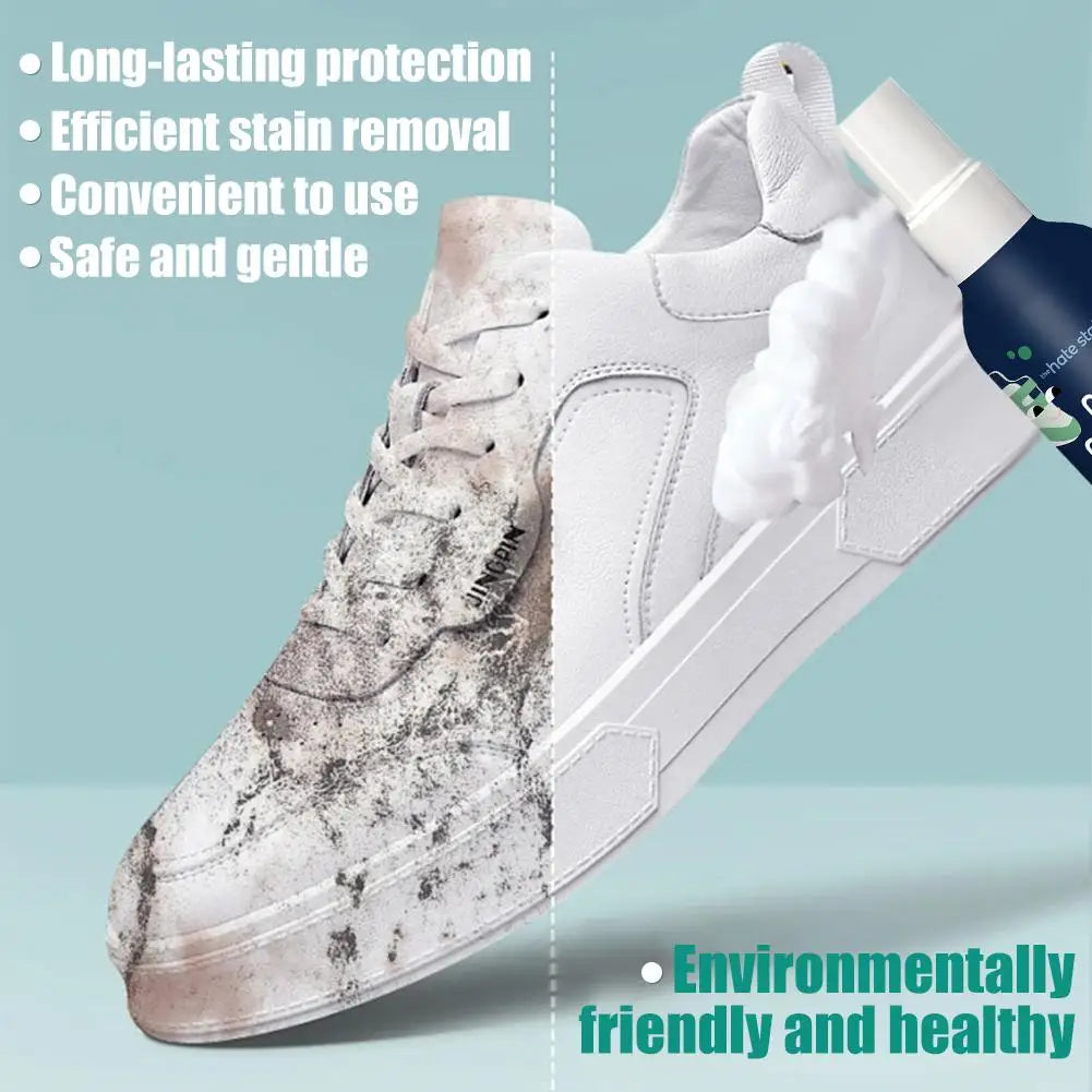 100ML Clothes Stain Remover Liquid Detergent 120ML Shoe Cleaning Spray Removes Stains And Mildew Fabric Cleaning Solution Non-To