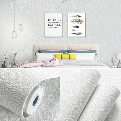 Panel Ścienny 50cm Samoprzylepny 3D Len PVC - Wodoodporny Dźwiękoszczelny