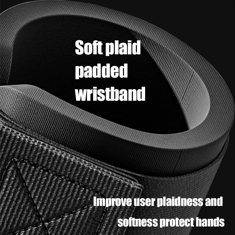 1PairWeight Lifting Hook Grips With Wrist Wraps Hand-Bar Wrist Strap Gym Fitness Hook Weight Strap Pull-Ups Power Lifting Gloves