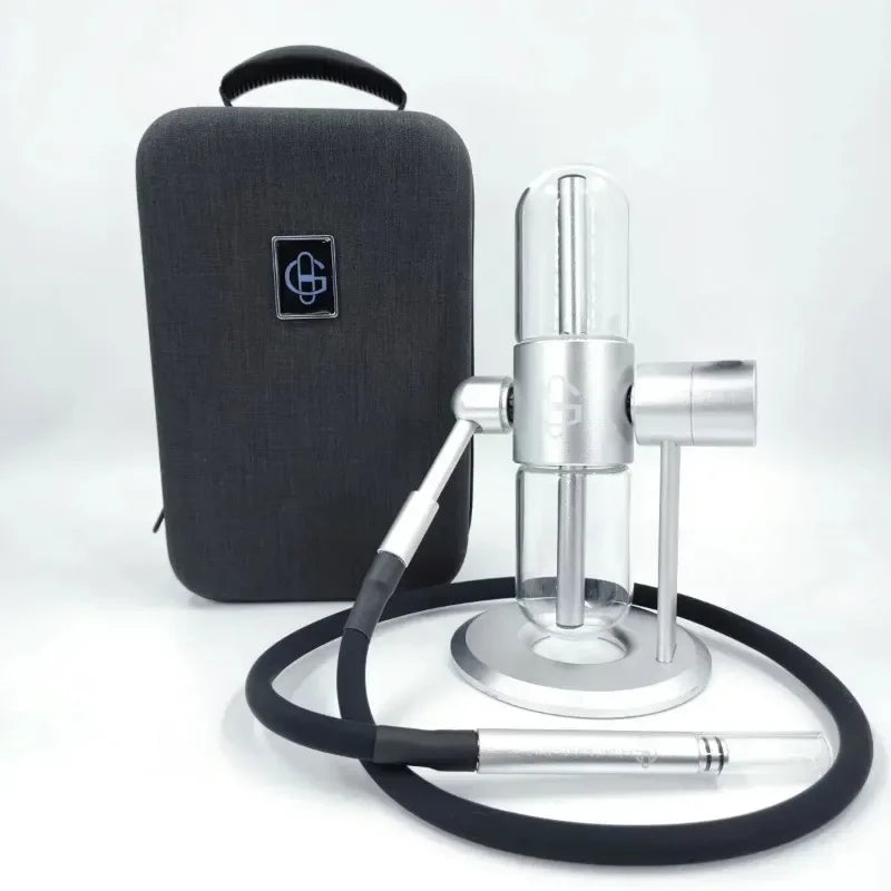 Fajka Grawitacyjna 11.4″ Metal - Podwójna Hookah Shisha z Torbą