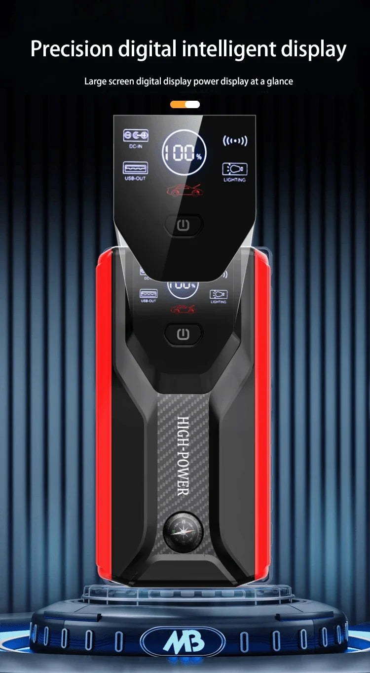 Rozrusznik Samochodowy 12V 28000mAh - Przenośna Ładowarka Powerbank