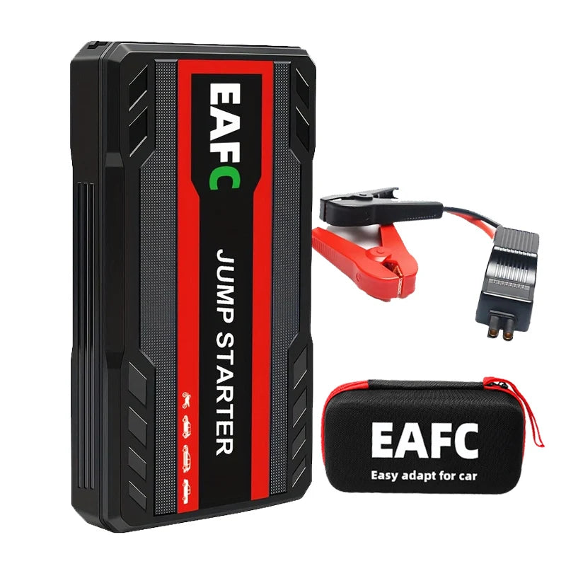 Rozrusznik EAFC 600A 12V - Jump Starter z Latarką LED SOS Powerbank