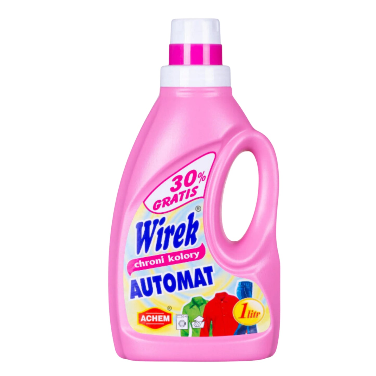 WIREK 1 L COLOR Laundry Liquid PROTECTS COLORS vending machine removes stains