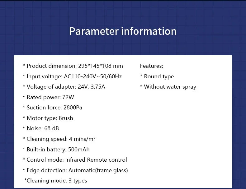 Robot do Mycia Okien DIVEDEER - Wersja Podstawowa