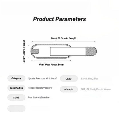 Adjustable Fitness Strength Bandage Hand Wrist Straps Sports Wristbands Support Gym Wraps Brace Wrist-Band