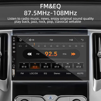 Radio Samochodowe 1 Din Carplay Android Auto - 7'' Touch Screen FM Bluetooth MirrorLink