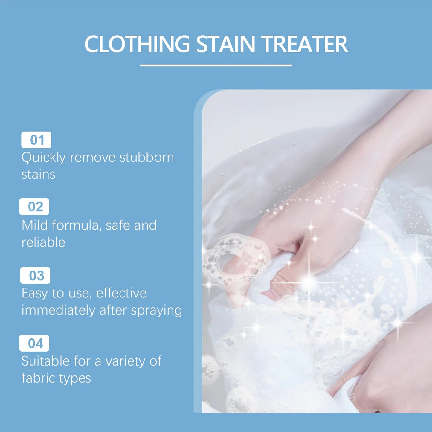 Spray do Usuwania Plam 120ml JAKEHOE - Przenośny Skuteczny Odplamiacz do Ubrań