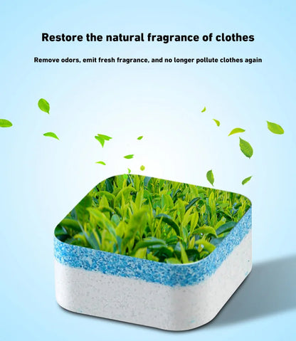 Washing Machine Cleaner Tablets Deep Cleaning Tablet for Washing Machines Safe Deodorizer Cleans Inside Drum Laundry Tub Seal