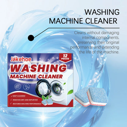 Washing Machine Cleaner Tablets Deep Dissolve Stubborn Dirt Remove Odor Inhibit Bacterial Growth Powerful Mildew Remover Cleaner