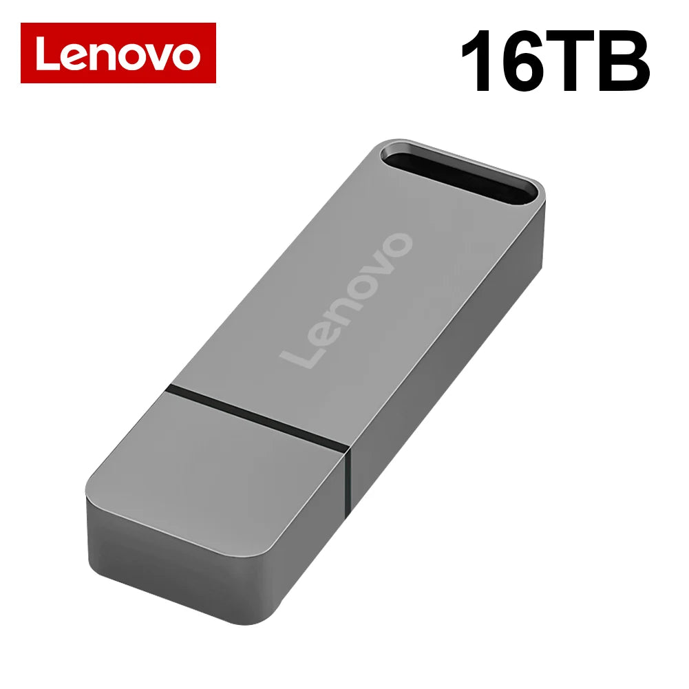 Pendrive Lenovo USB 3.0 1TB-64TB - Metalowy Szybki Transfer Wodoodporny dla PC i Laptopa