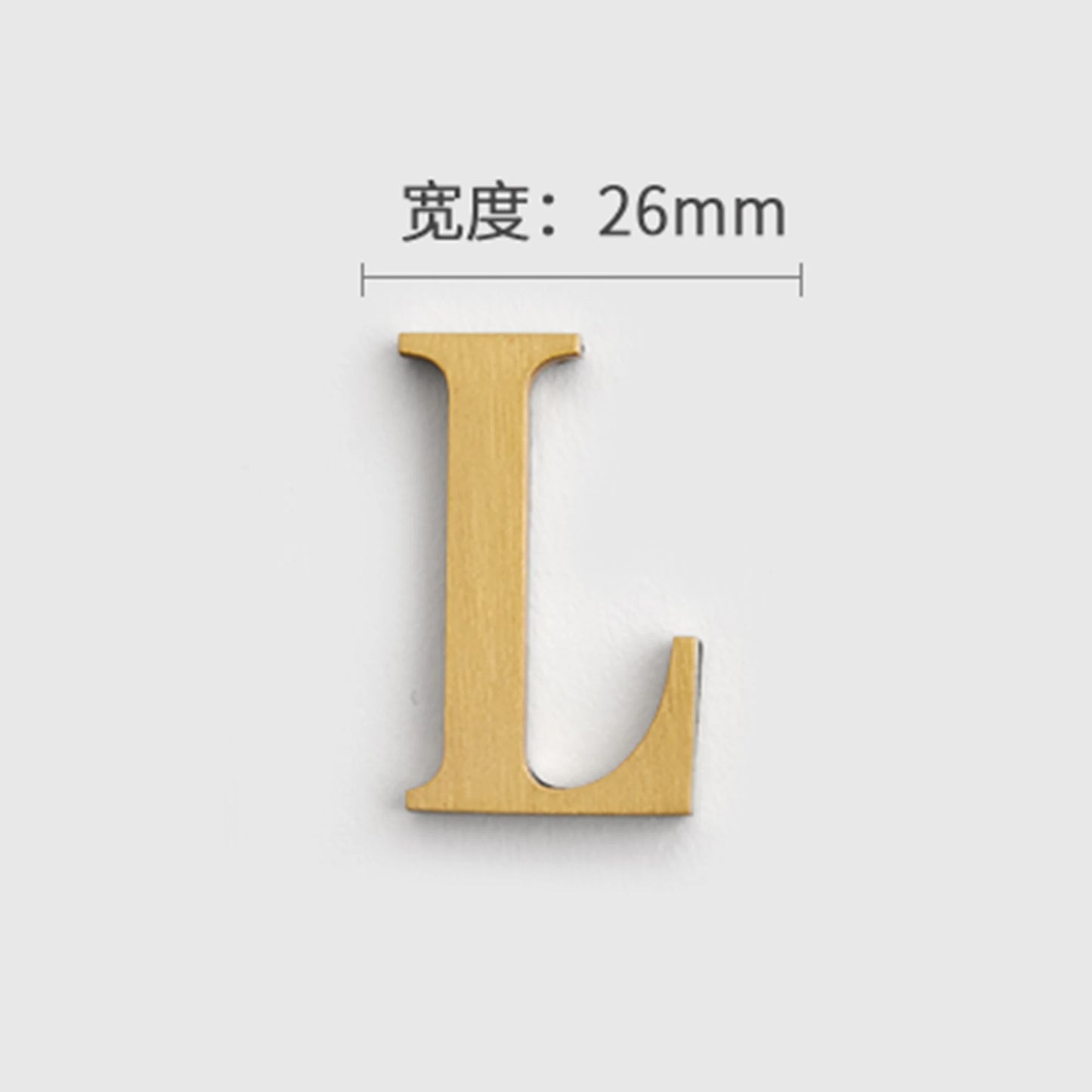 Mosiężne Numery Domowe i Litery - Samoprzylepne Znaki Ścienne 0-9 A-Z Złote