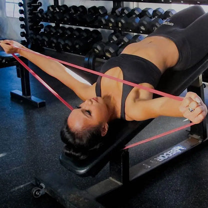 Gumy Oporowe Heavy-Duty 20-230 lbs - Profesjonalne Taśmy Lateksowe do Treningu Siłowego Jogi Pilates