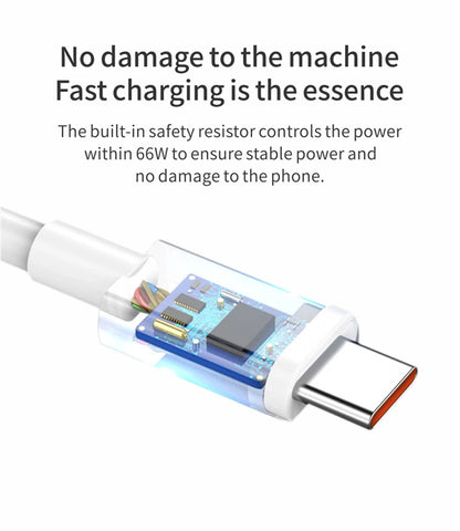Ładowarka Huawei 66W Super Fast - Mate 40/50 P60 Nova Honor Magic Kabel 2m