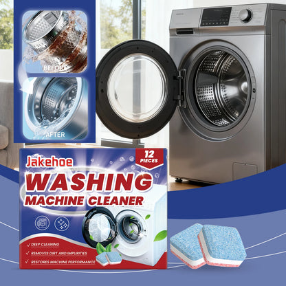 Washing Machine Cleaner Tablets Deep Dissolve Stubborn Dirt Remove Odor Inhibit Bacterial Growth Powerful Mildew Remover Cleaner