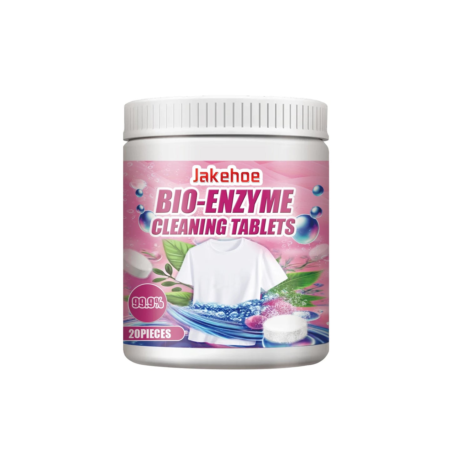 Jakehoe Clothing Stain Remover Effervescent Tablets for Household Clothing Stain Remover, Fragrance Retention, and Cleaning