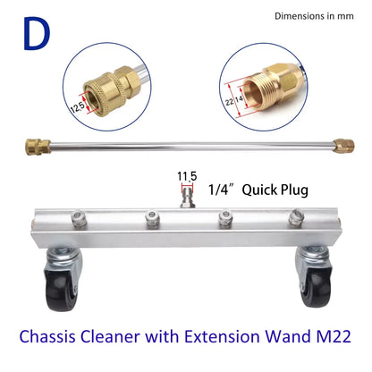 Szczotka Podwozia 33cm - Under Body Car Chassis Cleaning Undercarriage High Pressure Water Broom