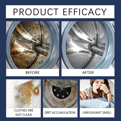 JUE FISH 100ML Washing Machine Tub Cleaner Agent Gentle on Body Clothes And Hands Eco-Friendly Cleaning Solution