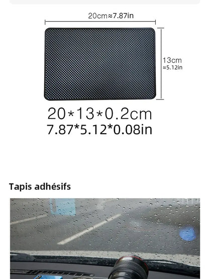 Mata Antypoślizgowa Samochodowa PVC - Żelowa Podkładka na Deskę Rozdzielczą na Telefon i Okulary