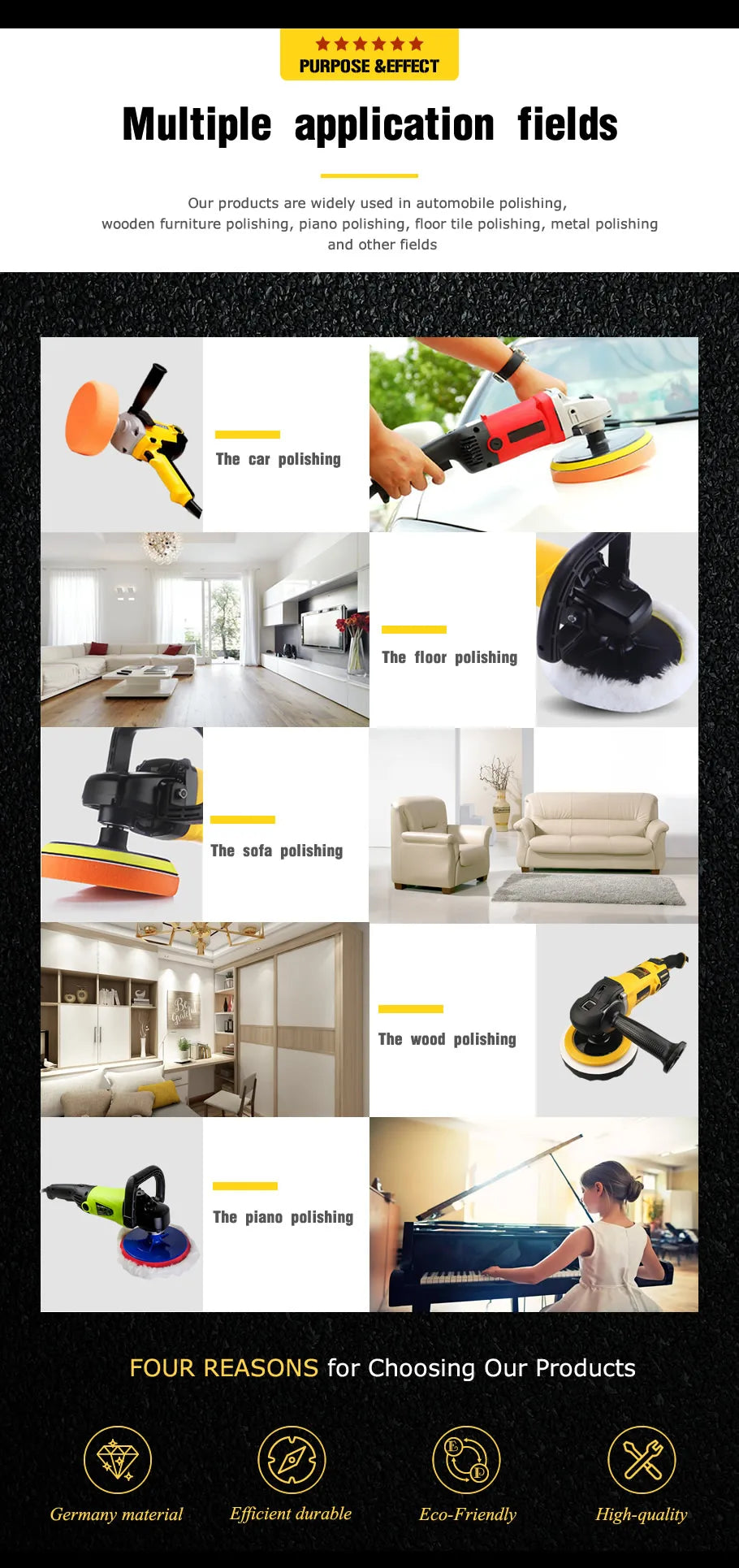 Gąbka Polerska z Wełny Jagnięcej 125mm/150mm - Pad do Woskowania i Polerowania Auta