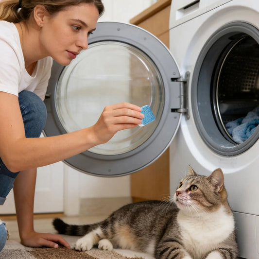 Washer Machine Cleaner Tablets 48 Pieces Safe Stain Remover Washing Machine Descaler For Odor Grime Scale Buildup Home Bathroom