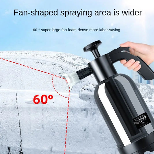 Opryskiwacz Piankowy 2L Hand Pump - Foam Sprayer 3 Nozzles Pneumatic Cannon Snow Foam Car Wash