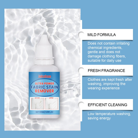 Fabric Stain Remover Clothes Rusts Coffee Stain Remover All in 1 Powerful Cloth Wash Soap Concentrated Fresher Laundry Detergent